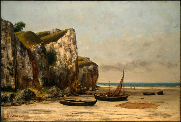 Gustave Courbet (18191877) - PLAGE DE NORMANDIE 